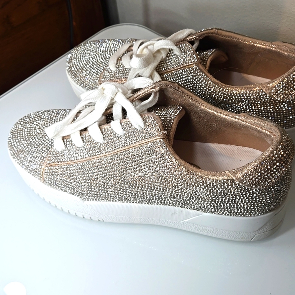 Jessica Simpson Sparkle Tennis Shoes Girls 5